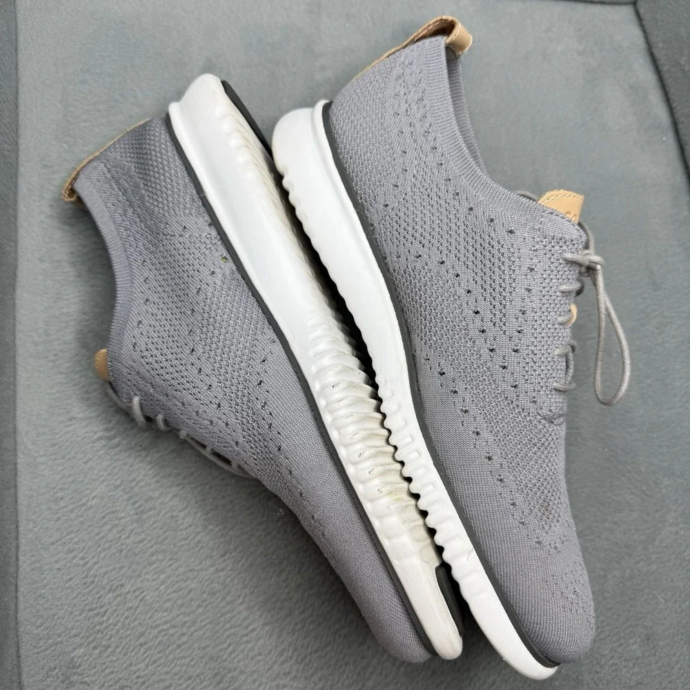 Cole Haan 2.Zerogrand Stitchlite Oxford Mens 10M Gray Knit Grand.OS